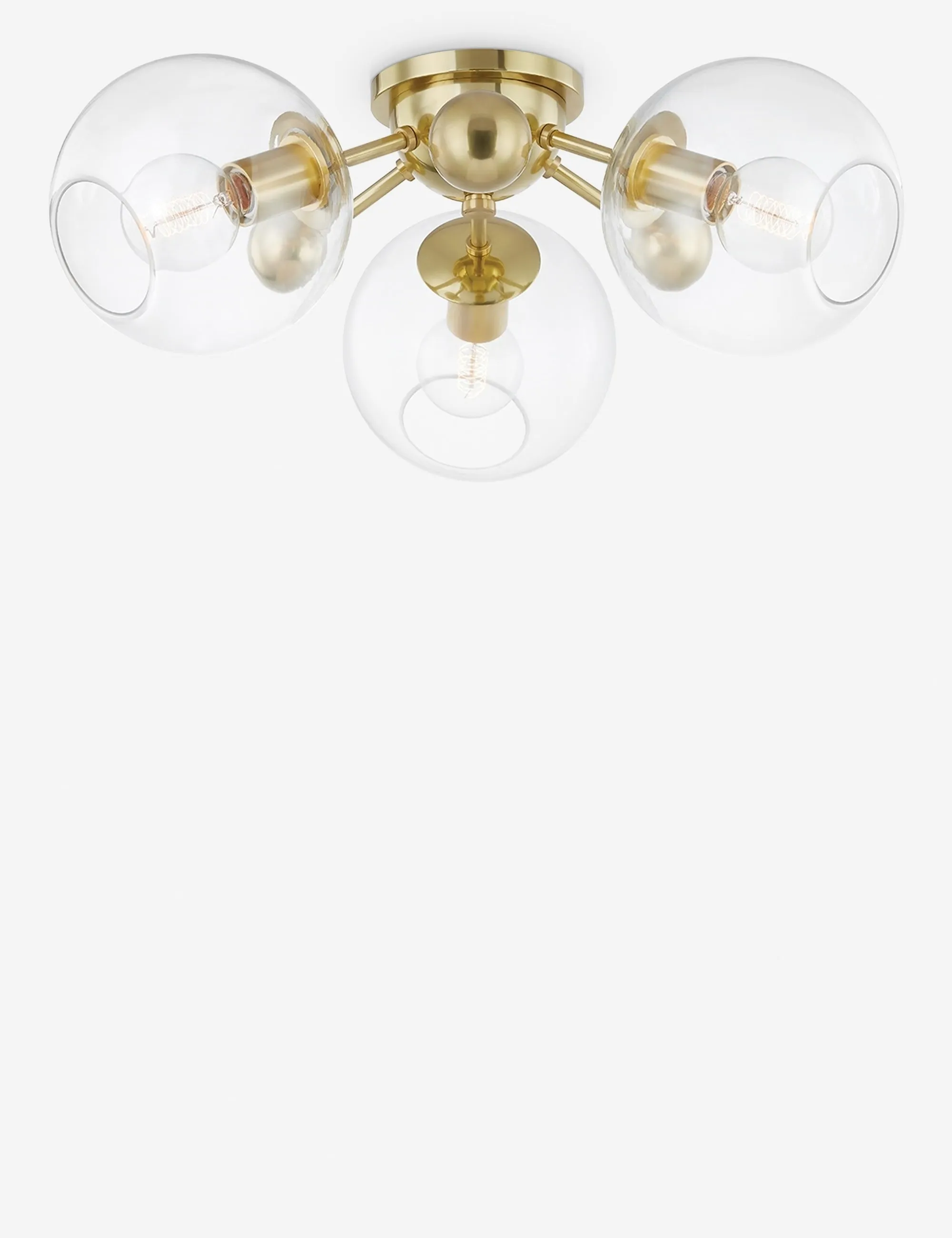 Crystal Semi-Flush Mount Light Lulu and Georgia