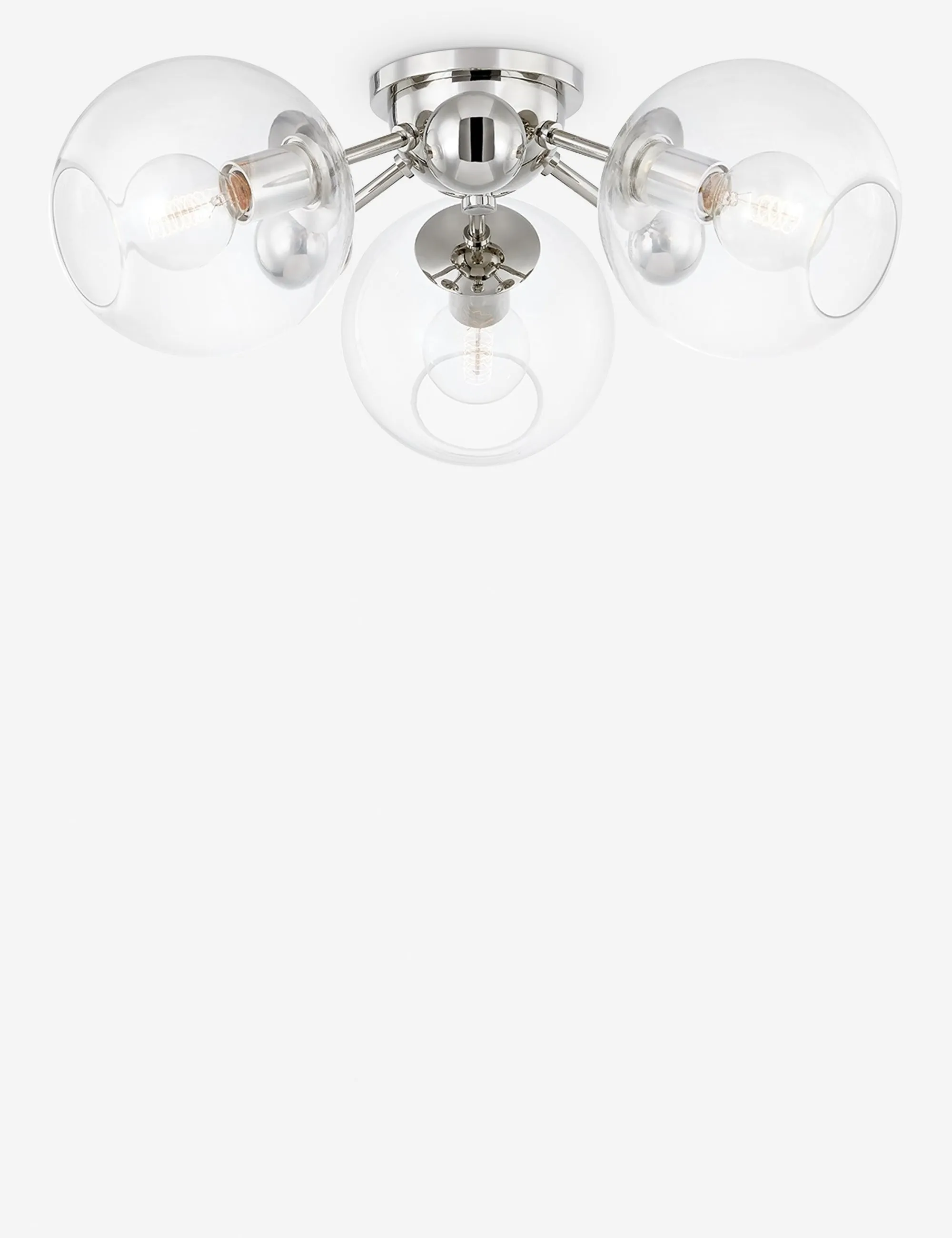 Crystal Semi-Flush Mount Light Lulu and Georgia