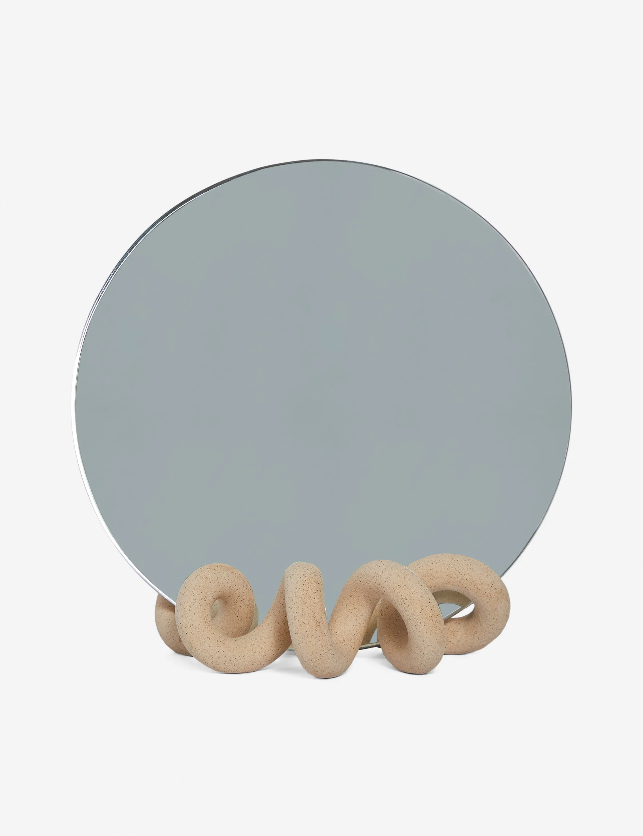 Curlee Table Mirror by SIN Ceramics Lulu and Georgia