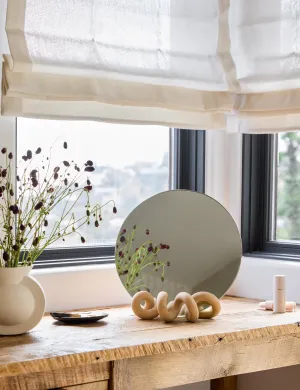 Curlee Table Mirror by SIN Ceramics Lulu and Georgia