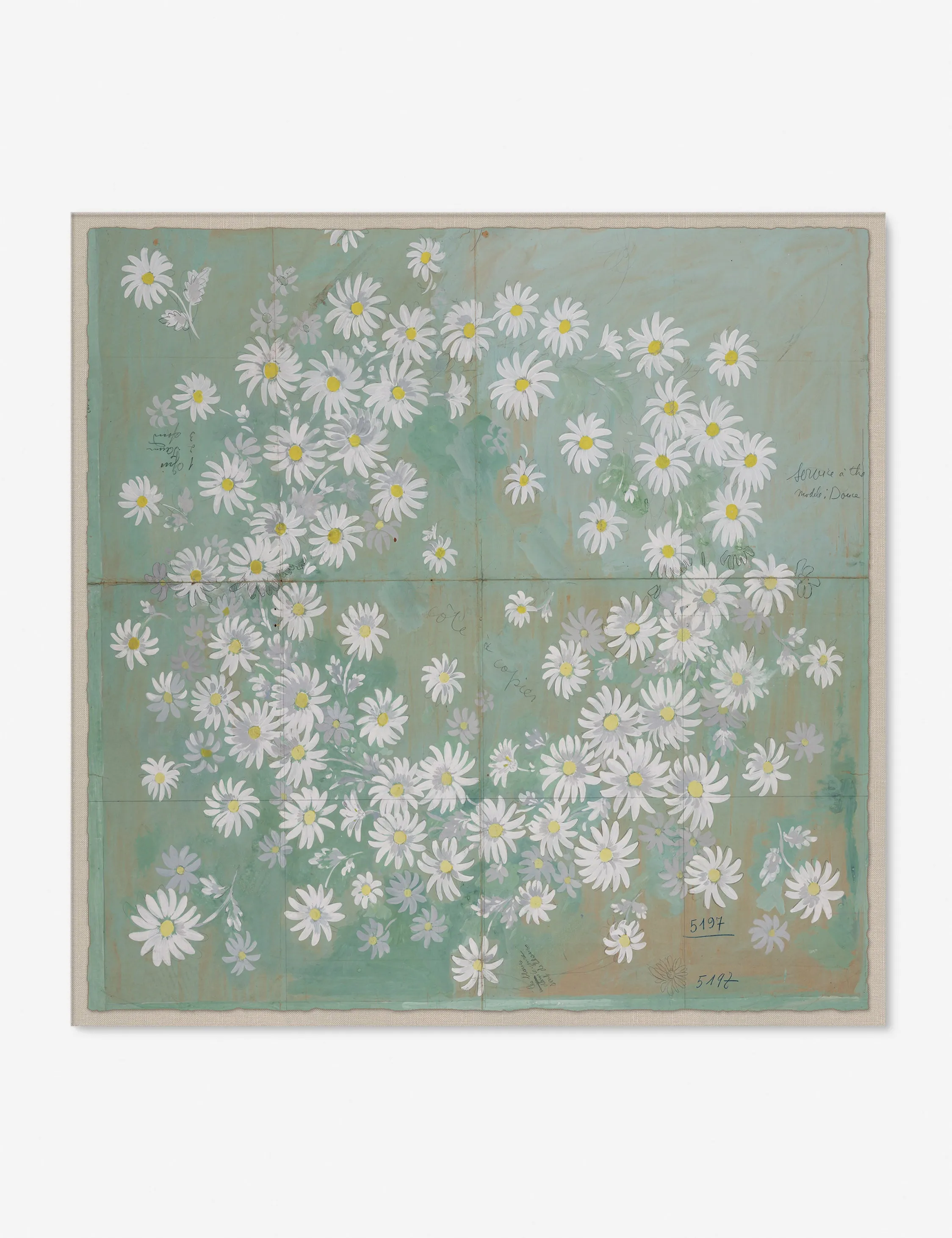 Daisies Print by Paule Marrot Lulu and Georgia