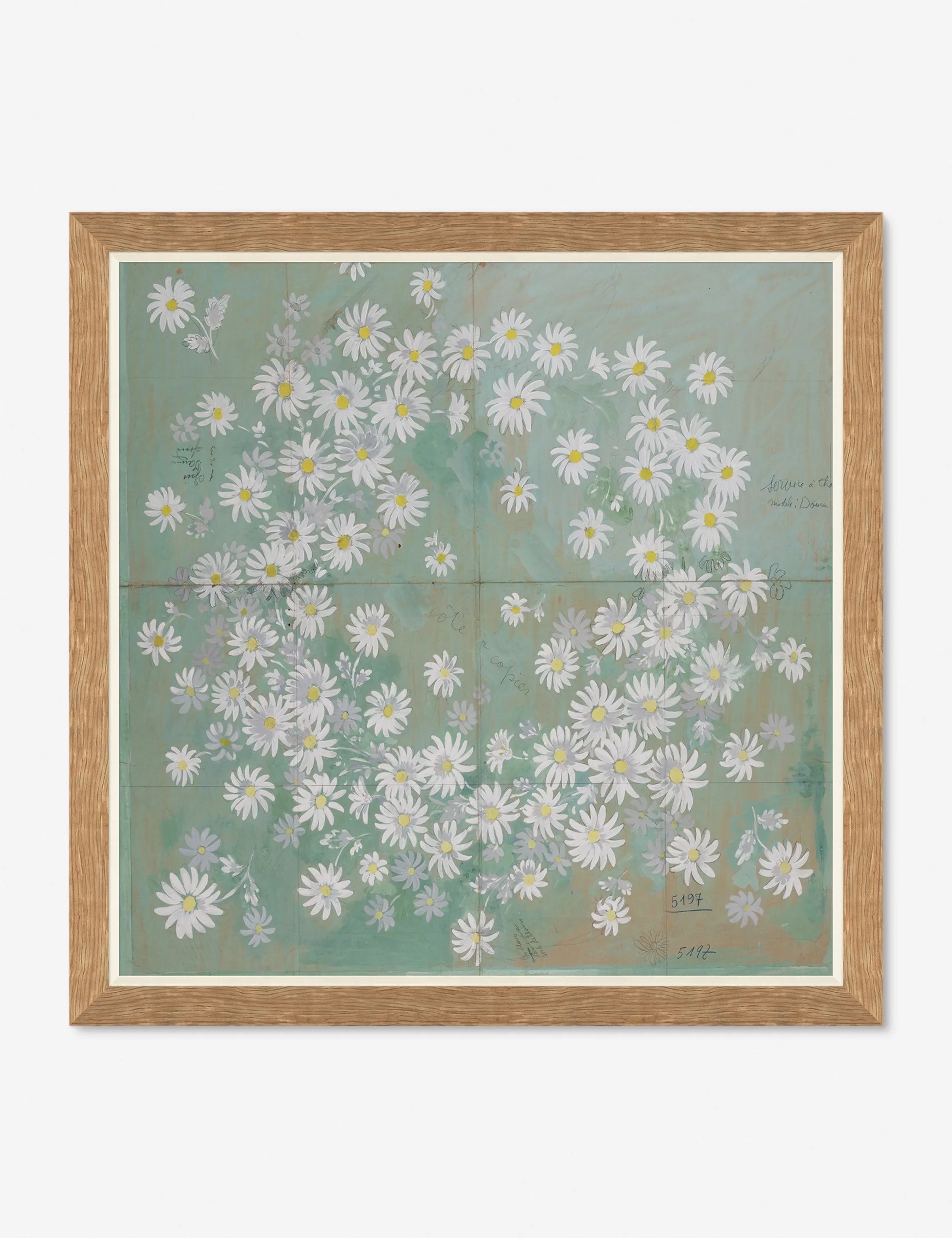 Daisies Print by Paule Marrot Lulu and Georgia