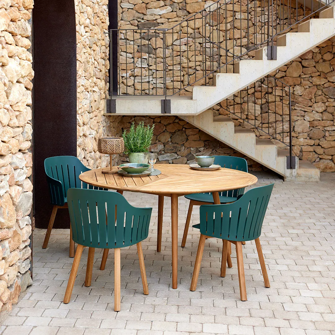 Define Outdoor Dining Table - Round