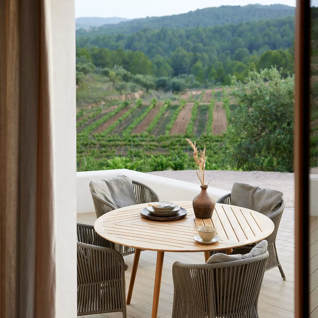 Define Outdoor Dining Table - Round