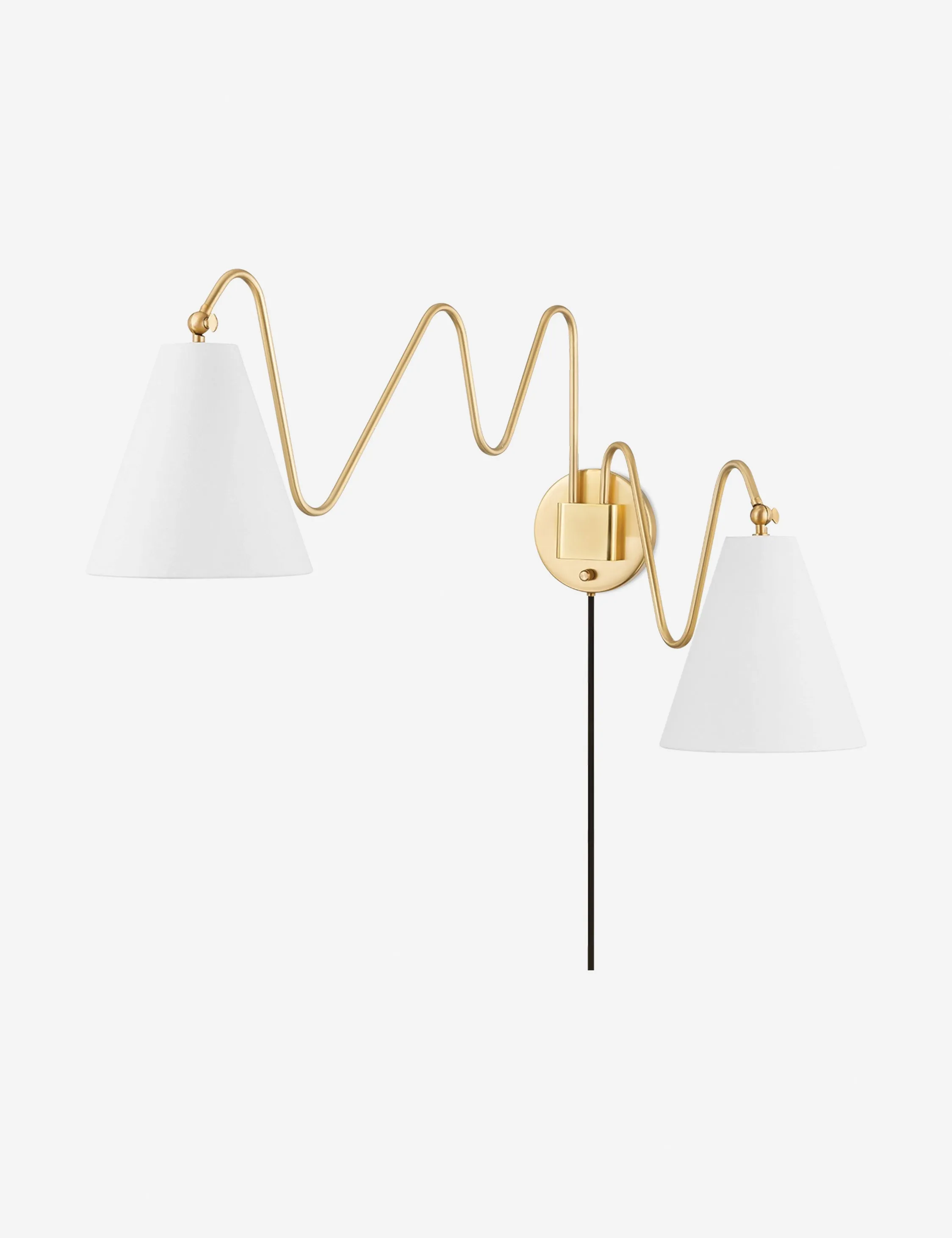 Dellon Double Plug-In Sconce Lulu and Georgia