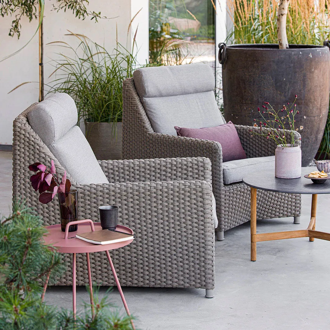 Diamond Outdoor Highback Chair