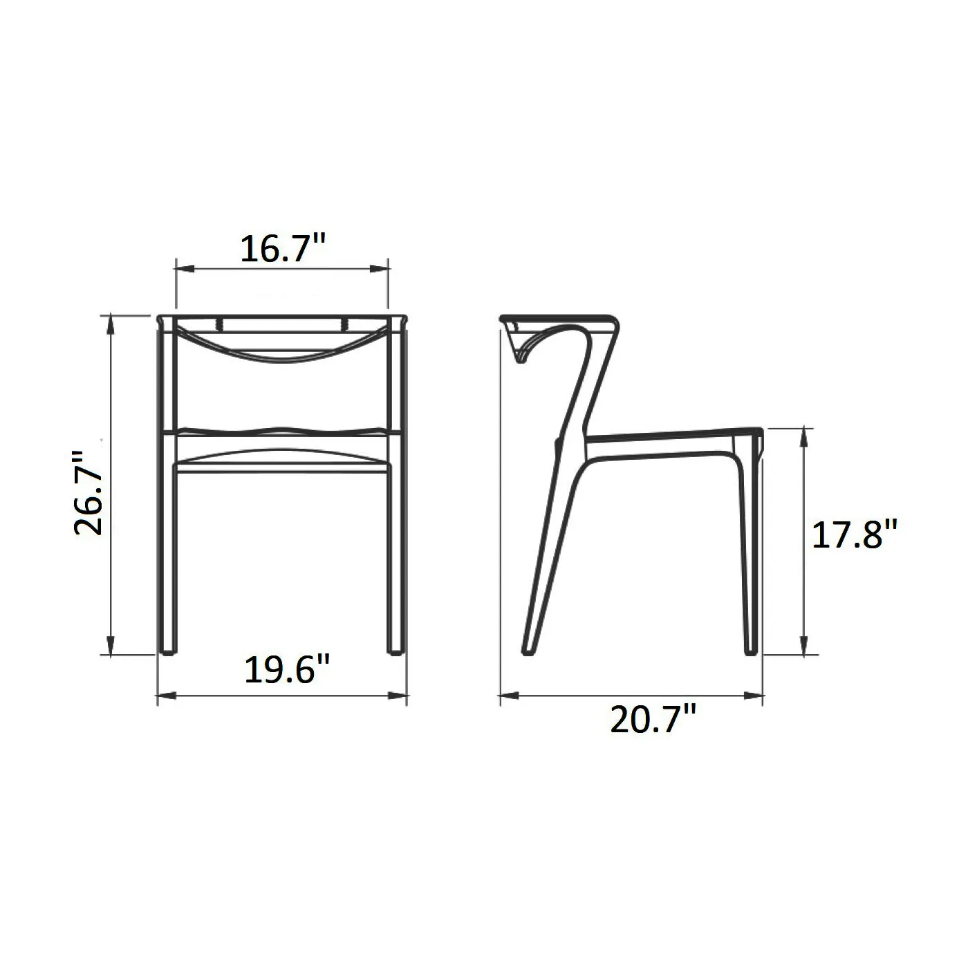 Duda Outdoor Dining Chair