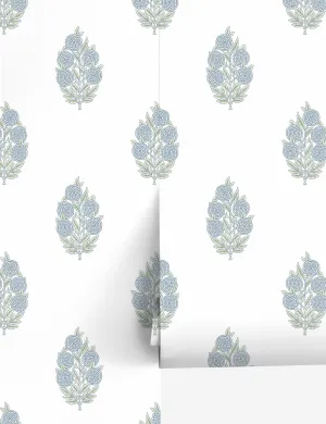 Dutch Floral Peel   Stick Wallpaper by Tamara Day Lulu and Georgia
