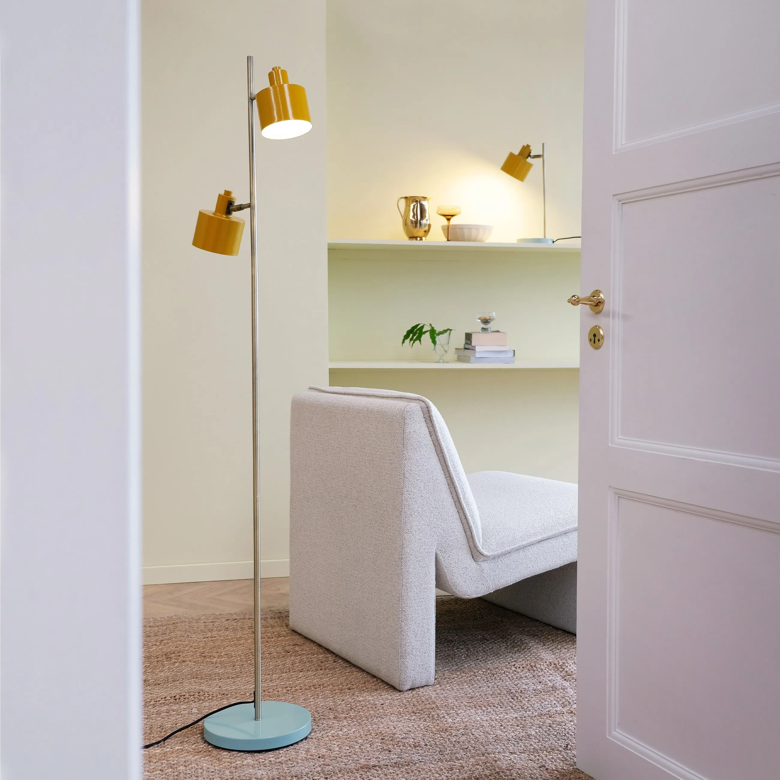 Dyberg Larsen Ocean Floor Lamp Curry, 160cm