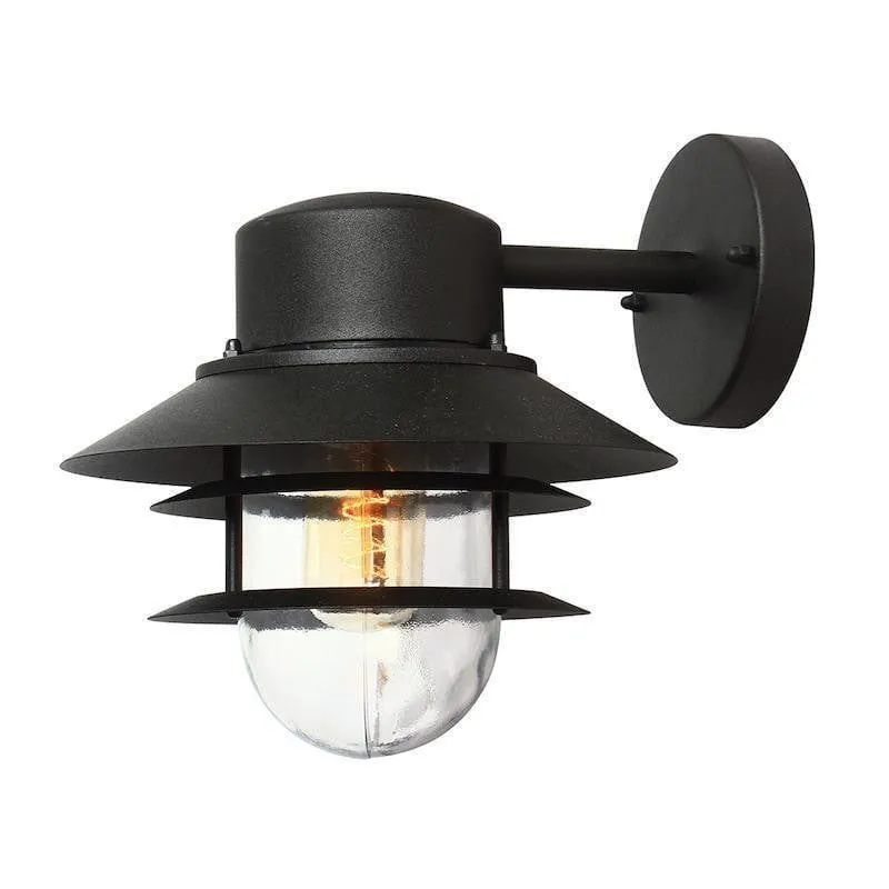 Elstead Copenhagen Black Outdoor Wall Light