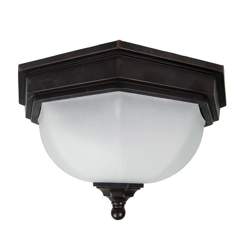 Elstead Fairford Old Bronze Outdoor Porch Ceiling  Lantern