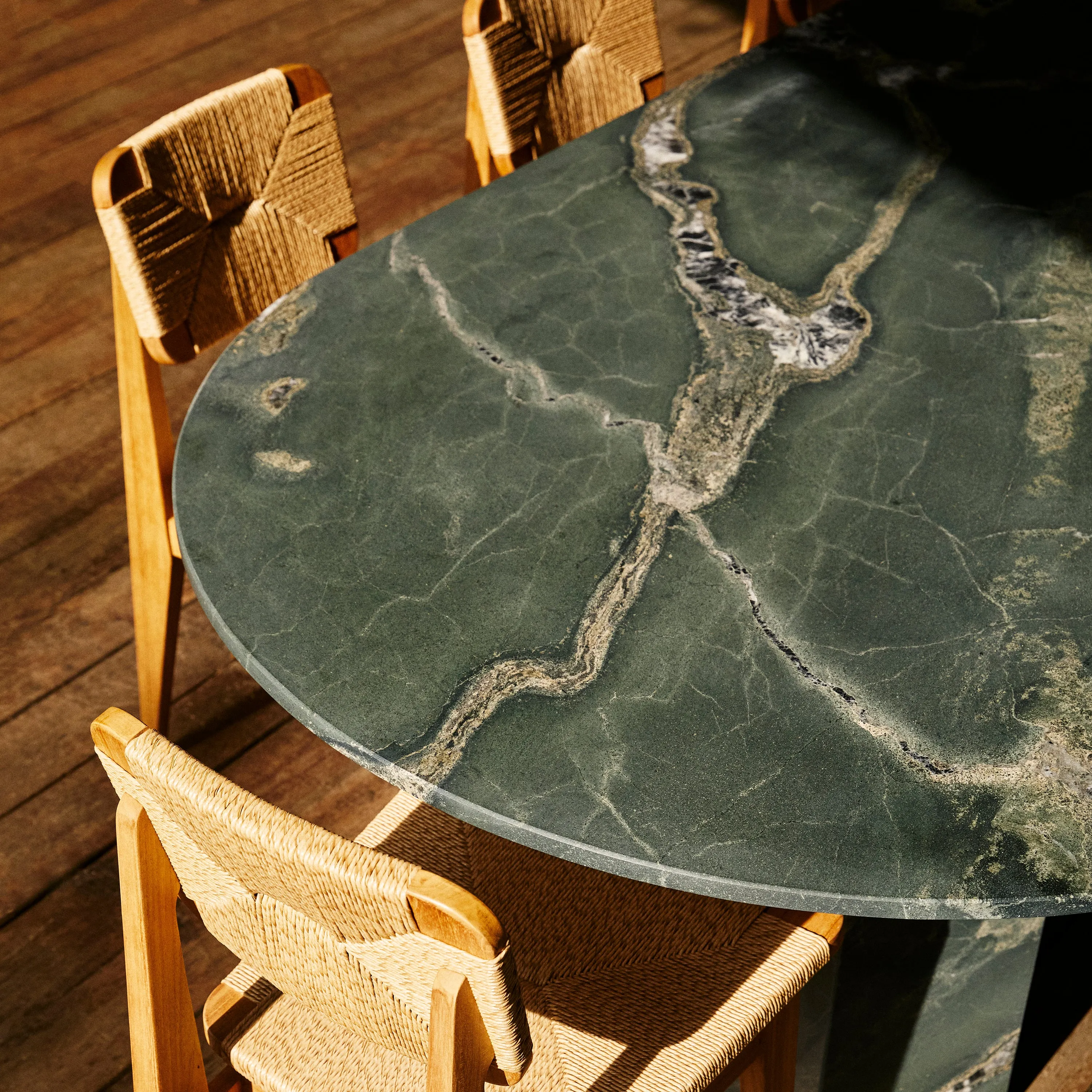 Epic Elliptical Outdoor Dining Table