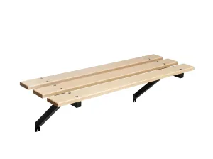 Essem Design Bench 67 Birch 45 Cm, Black