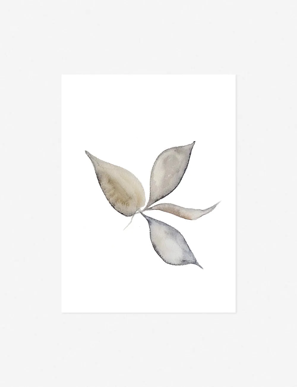 Faded Leaves Print by Céline Nordenhed Lulu and Georgia