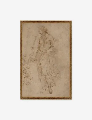 Female Figure with a Tibia Print by Raphael Lulu and Georgia