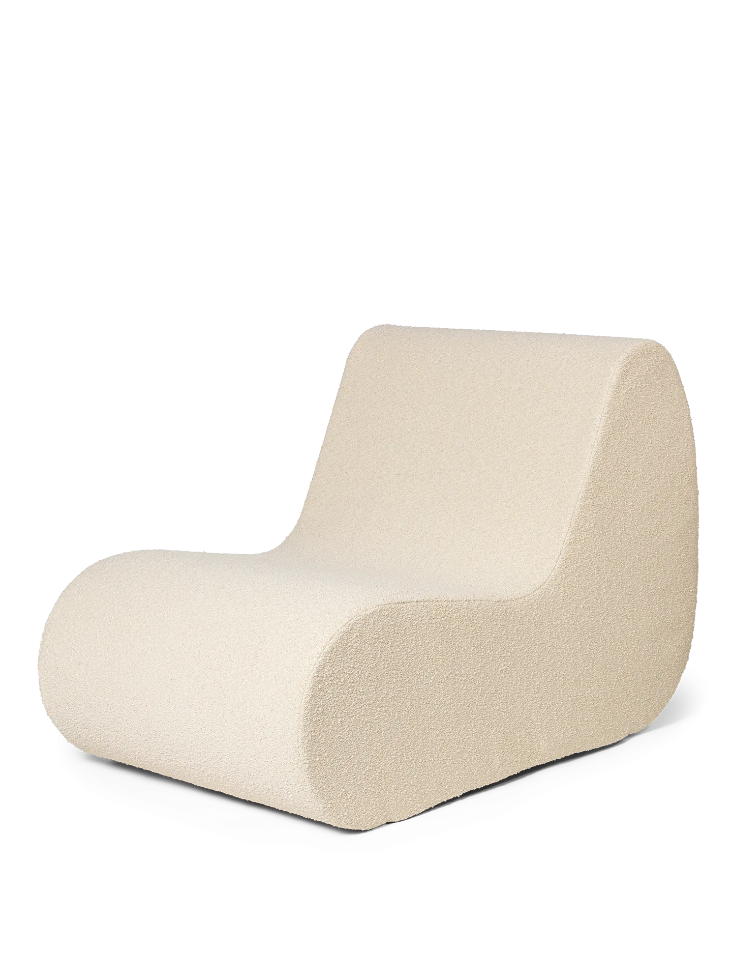 Ferm Living Rouli Center Module Pure Bouclé Off White