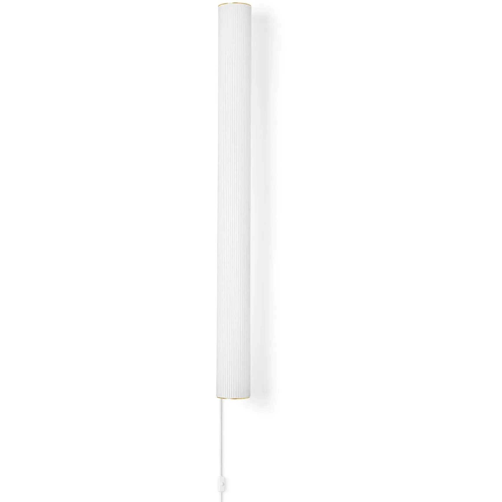 Ferm Living Vuelta Wall Lamp Brass ø100 Cm, White