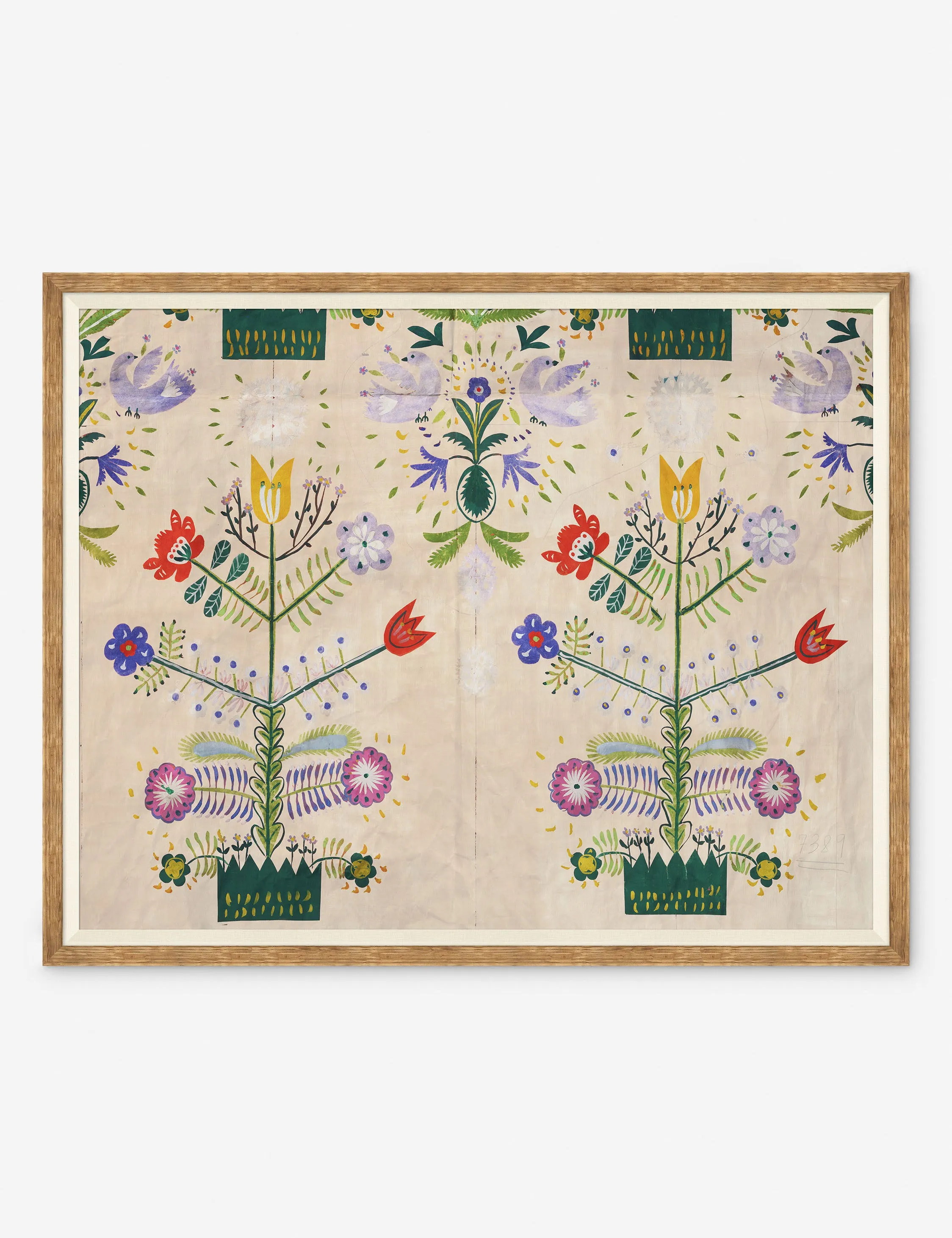 Fete I Print by Paule Marrot Lulu and Georgia