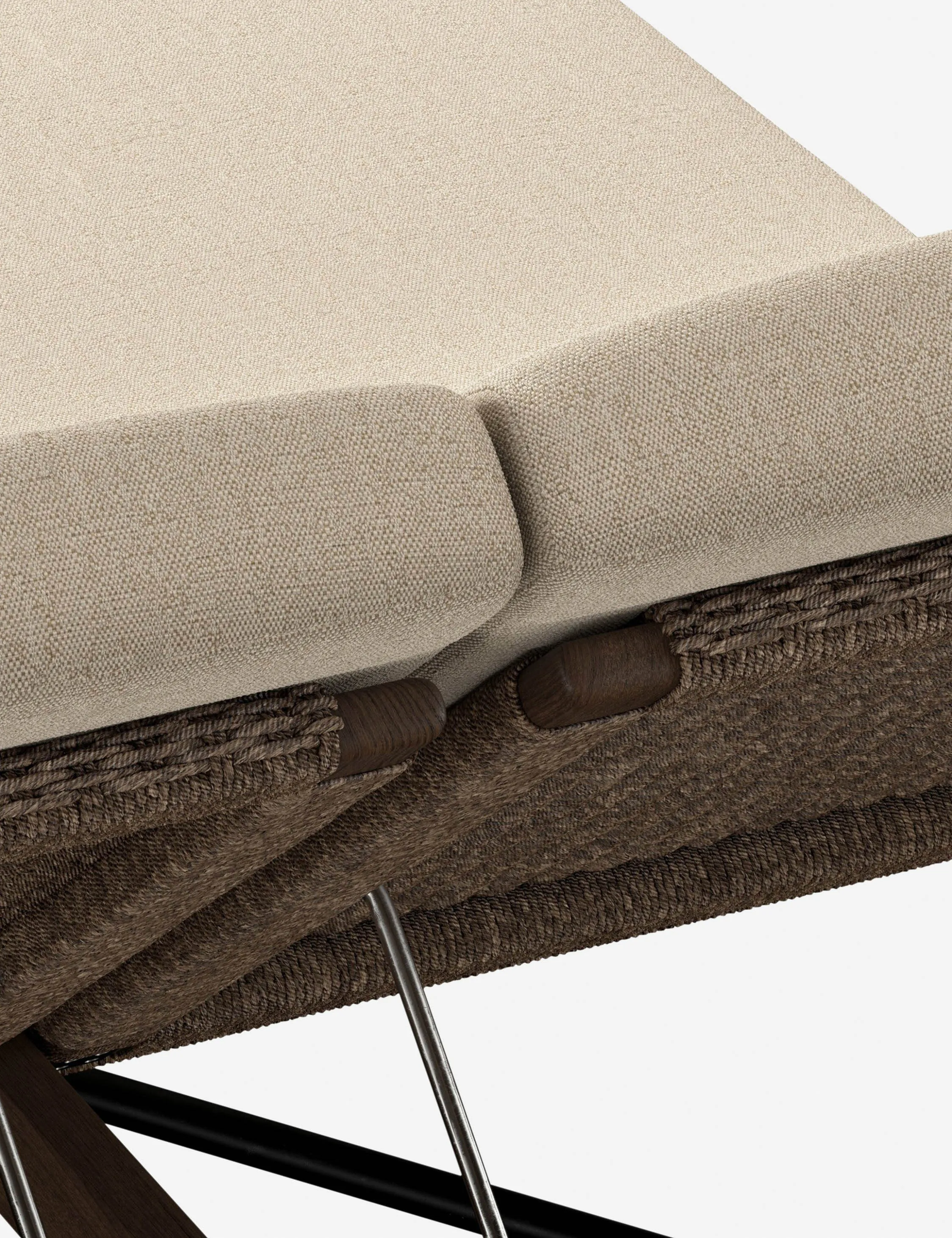 Finnegan Indoor / Outdoor Double Chaise by Amber Lewis x Four Hands Lulu and Georgia