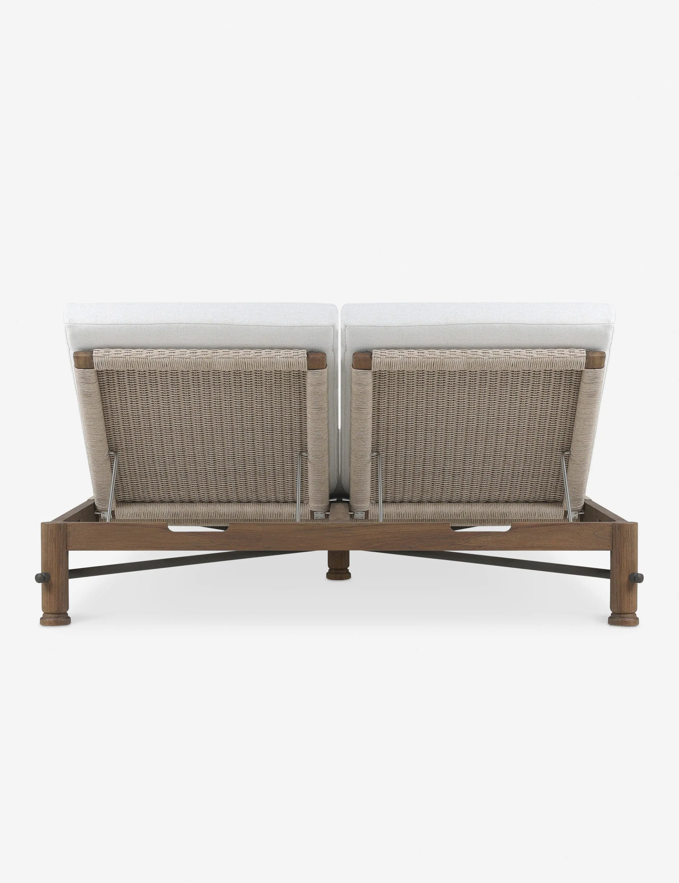 Finnegan Indoor / Outdoor Double Chaise by Amber Lewis x Four Hands Lulu and Georgia