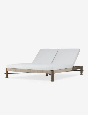 Finnegan Indoor / Outdoor Double Chaise by Amber Lewis x Four Hands Lulu and Georgia
