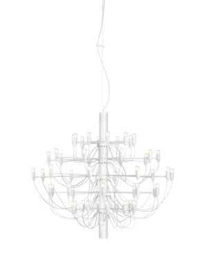 Flos 2097/50 Chandelier Frosted Bulbs, Matte White