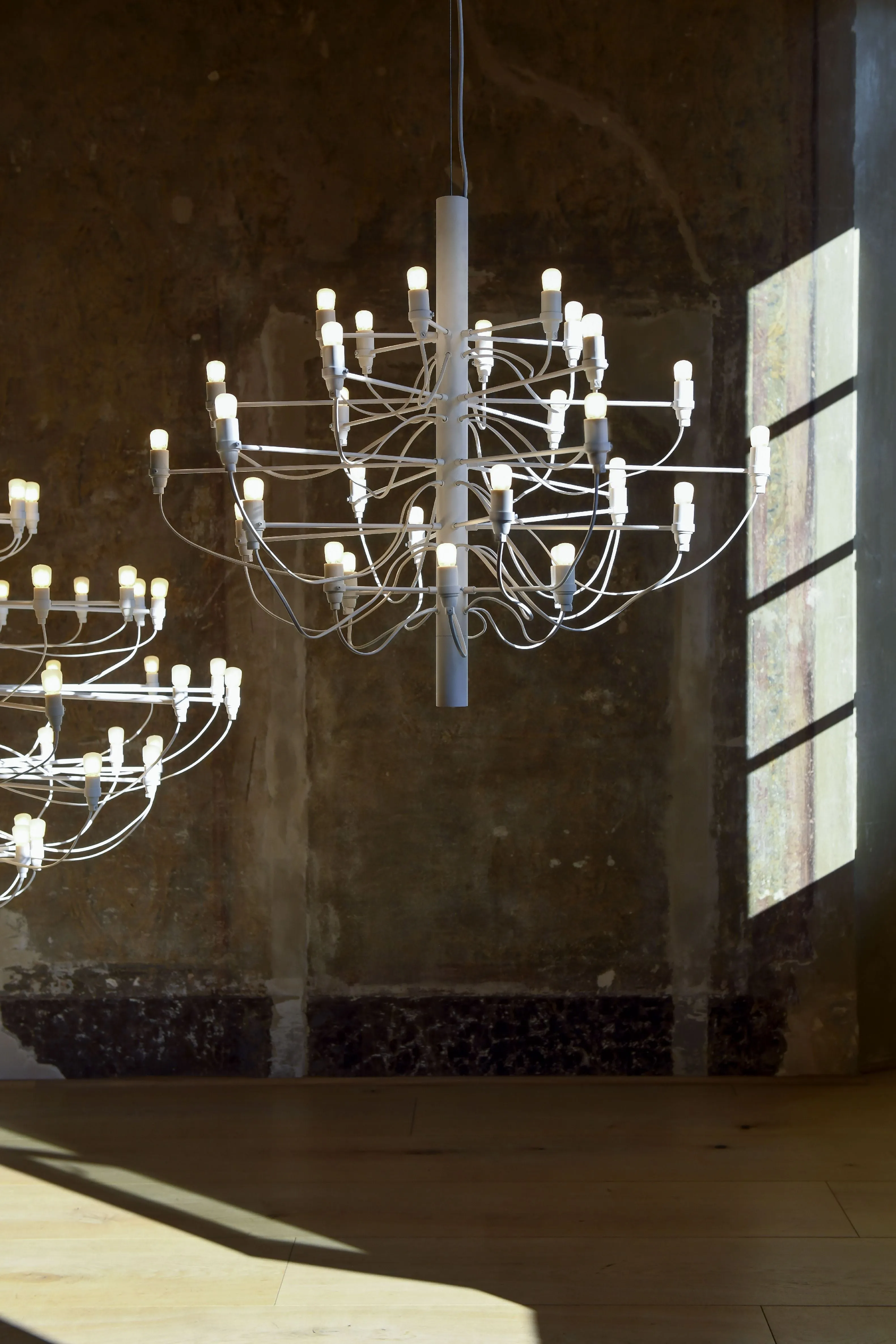 Flos 2097/50 Chandelier Frosted Bulbs, Matte White