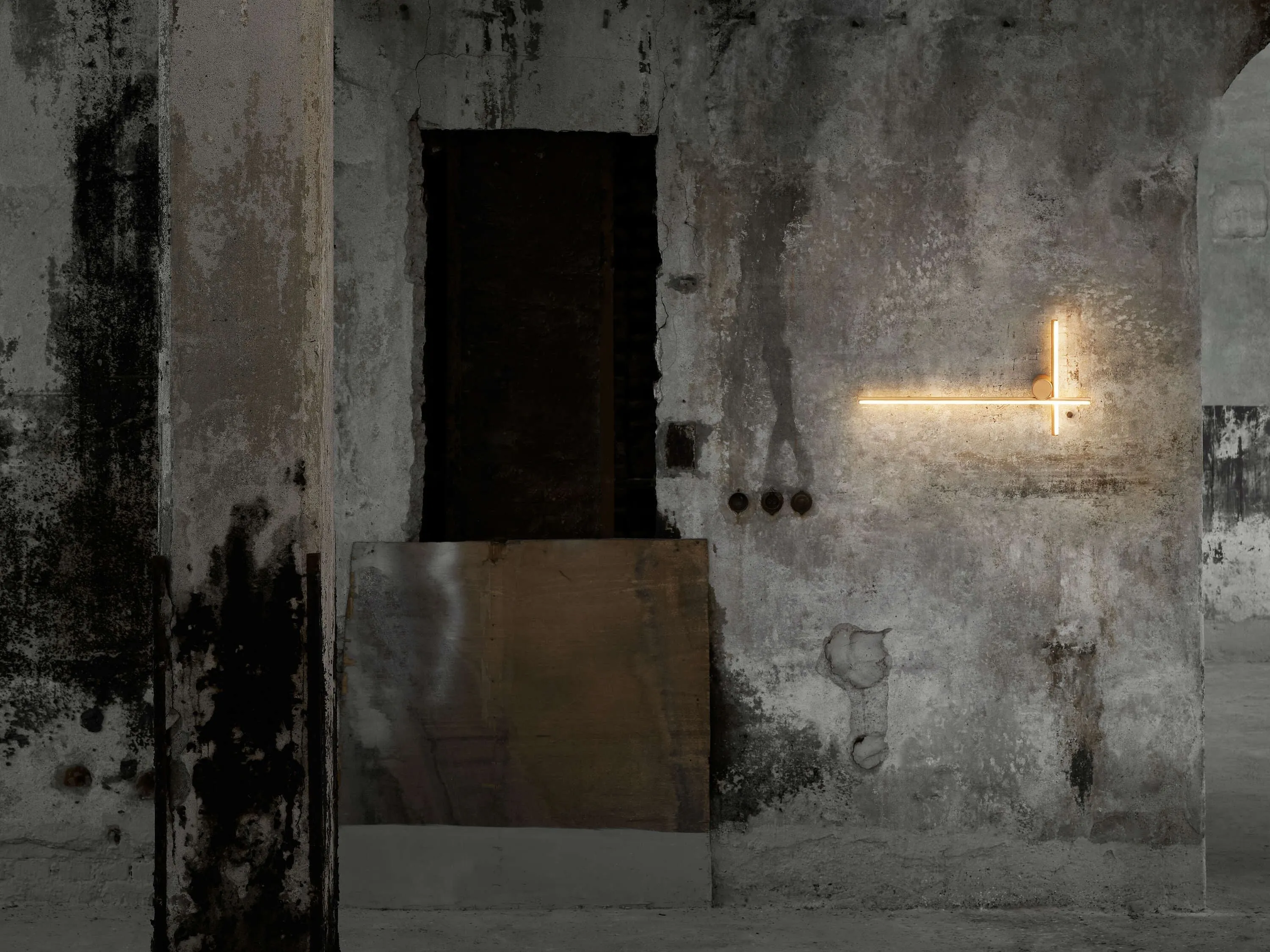 Flos Coordinates W2 Wall Lamp, Argent