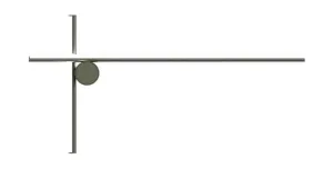 Flos Coordinates W2 Wall Lamp, Argent