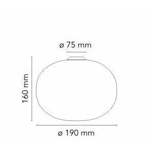 Flos Glo Ball Zero Wall/Ceiling Lamp