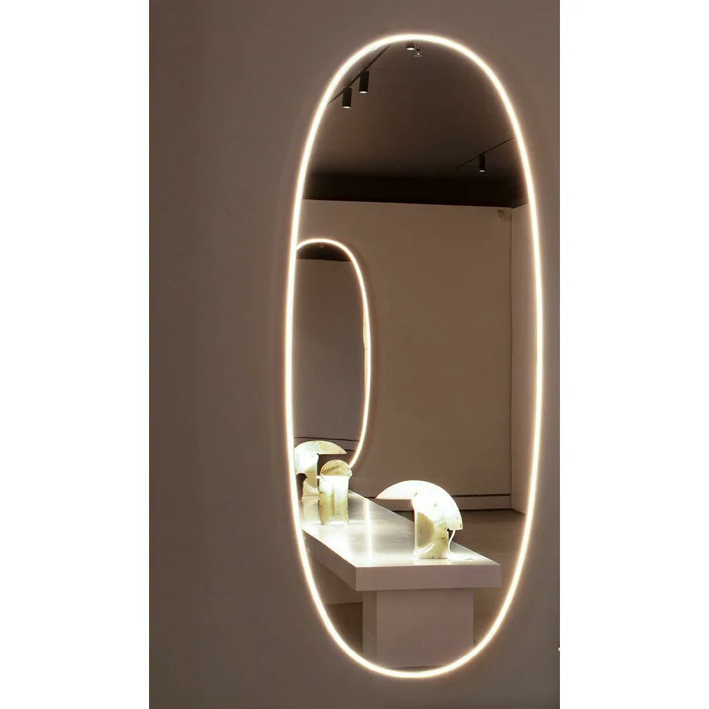 Flos La Plus Belle Mirror With Integrated Lighting, Bronze