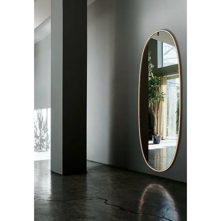 Flos La Plus Belle Mirror With Integrated Lighting, Bronze