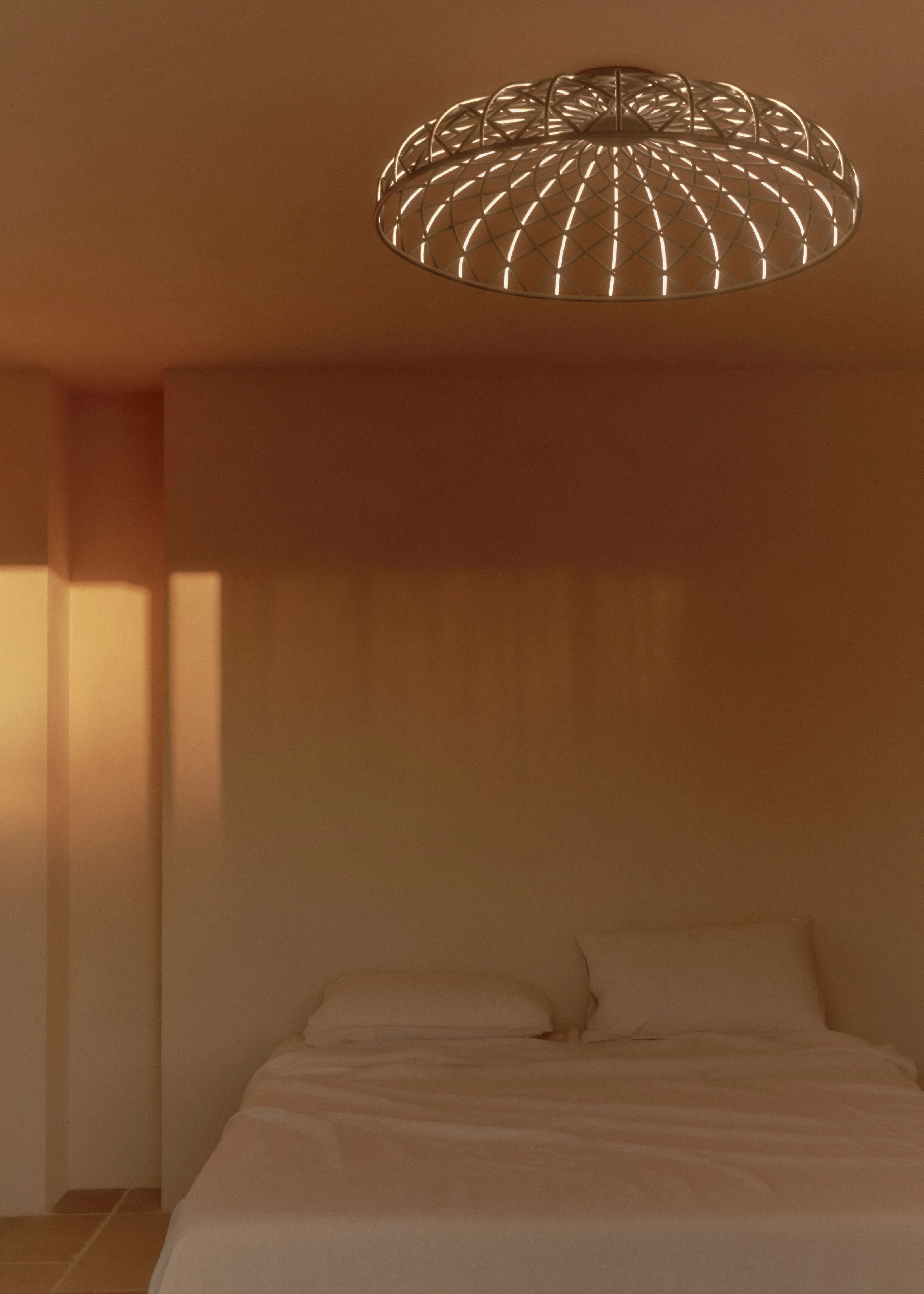Flos Skynest Ceiling Lamp, Almond