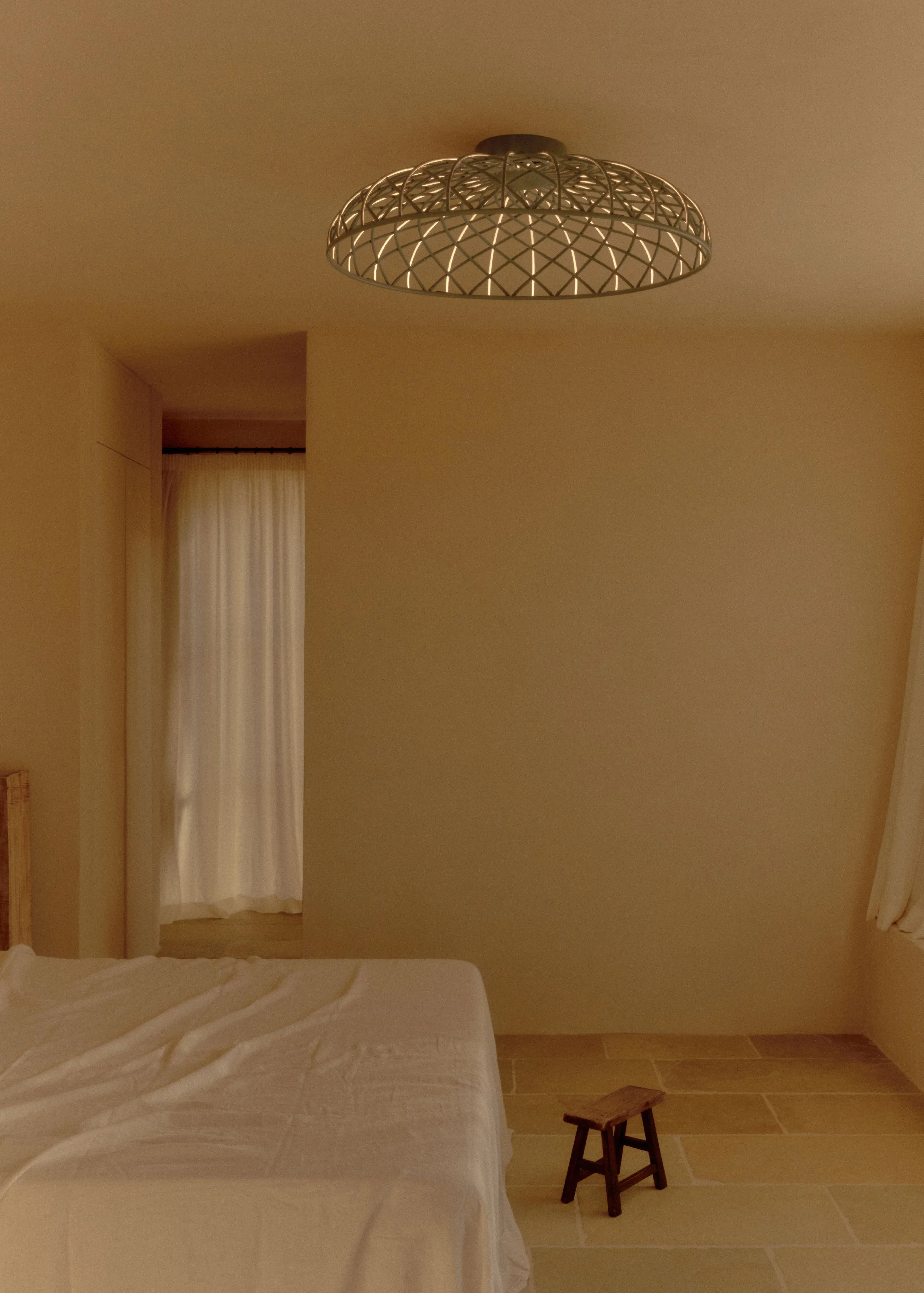 Flos Skynest Ceiling Lamp, Almond