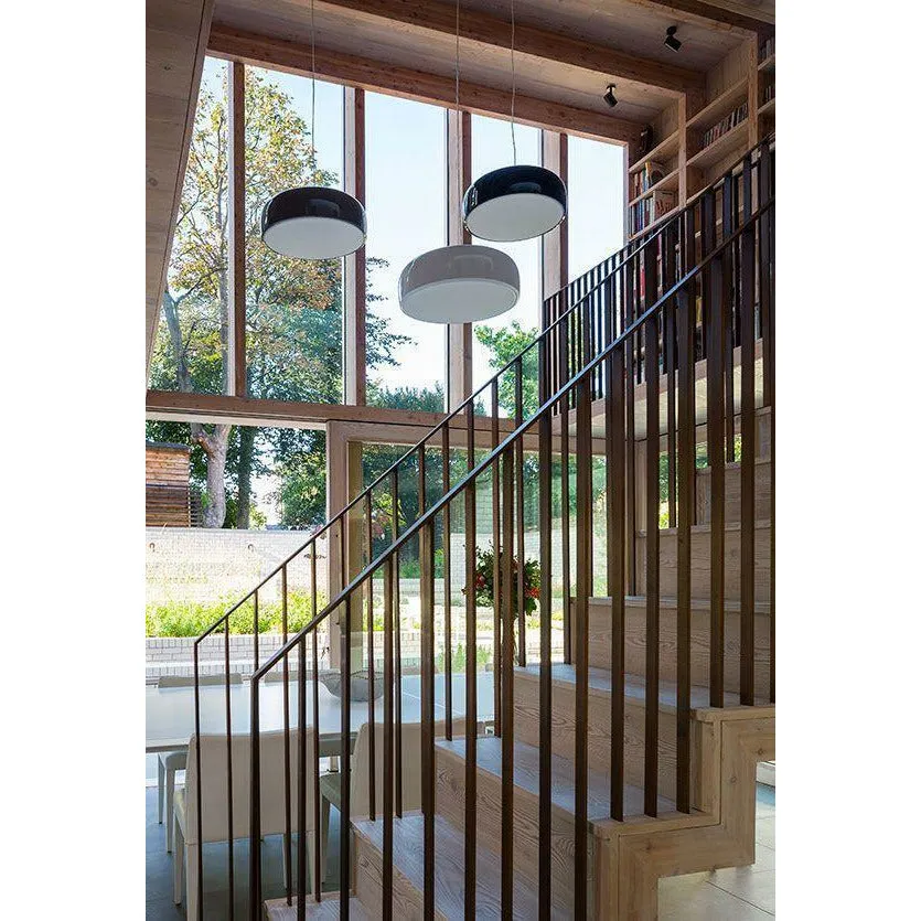 Flos Smithfield S Pendant Lamp, Black Matt