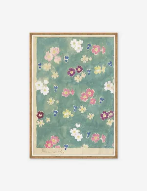 Flower Field Diptych Print by Paule Marrot Lulu and Georgia