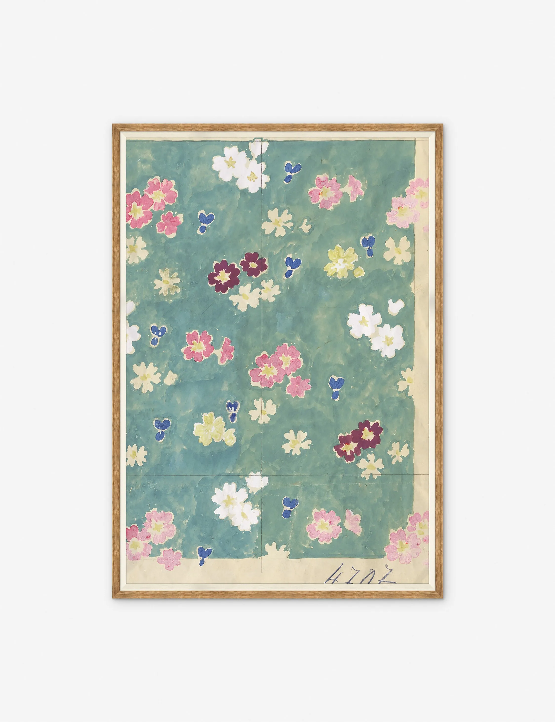 Flower Field Diptych Print by Paule Marrot Lulu and Georgia