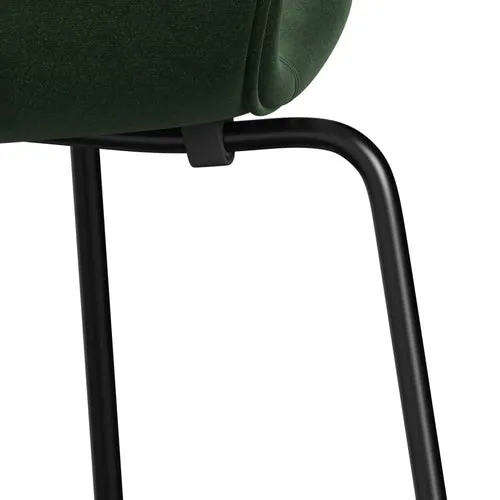 Fritz Hansen Series 7™ Chair Full Upholstery, Black/Belfast Velvet Forest Green