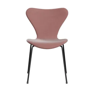 Fritz Hansen Series 7™ Chair Full Upholstery, Black/Belfast Velvet Misty Rose