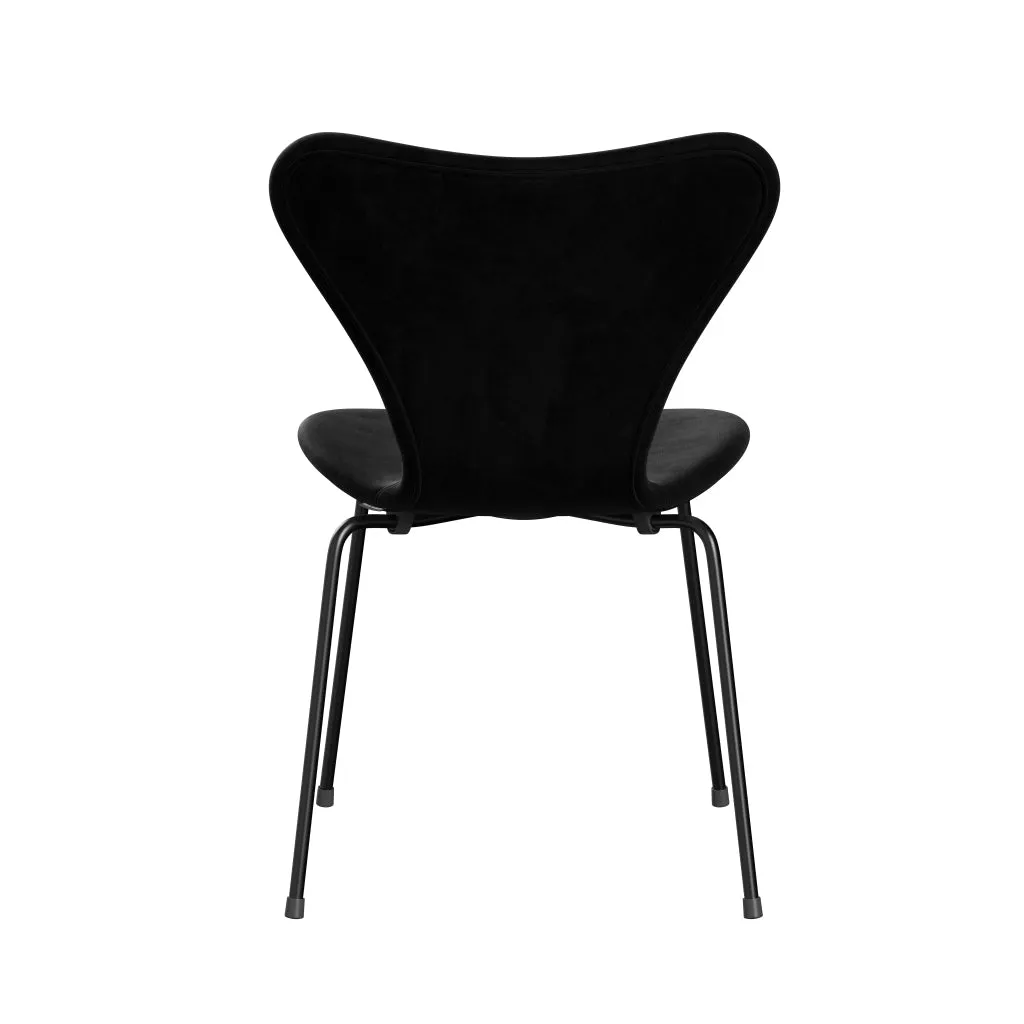 Fritz Hansen Series 7™ Chair Full Upholstery, Black/Belfast Velvet Night Black
