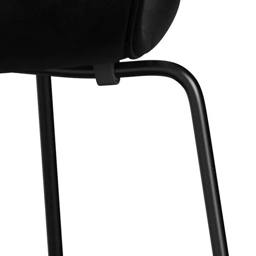 Fritz Hansen Series 7™ Chair Full Upholstery, Black/Belfast Velvet Night Black