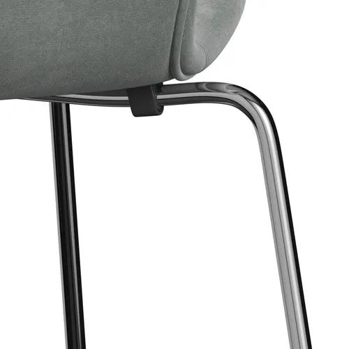 Fritz Hansen Series 7™ Chair Full Upholstery, Chrome/Belfast Velvet Seal Grey