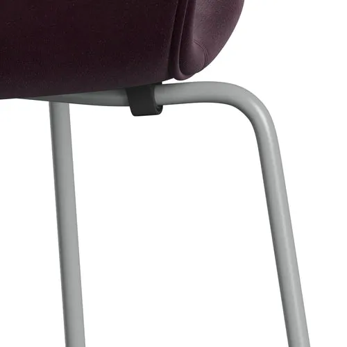 Fritz Hansen Series 7™ Chair Full Upholstery, Nine Grey/Belfast Velvet Dark Plum
