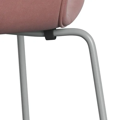 Fritz Hansen Series 7™ Chair Full Upholstery, Nine Grey/Belfast Velvet Misty Rose