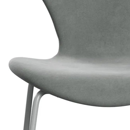 Fritz Hansen Series 7™ Chair Full Upholstery, Nine Grey/Belfast Velvet Seal Grey