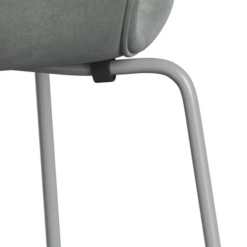 Fritz Hansen Series 7™ Chair Full Upholstery, Nine Grey/Belfast Velvet Seal Grey