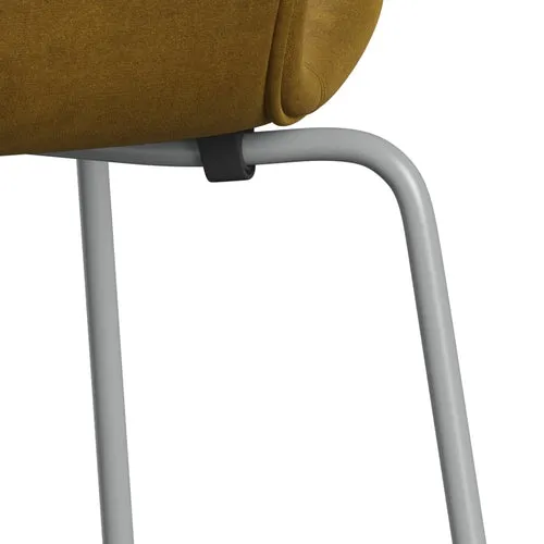 Fritz Hansen Series 7™ Chair Full Upholstery, Nine Grey/Belfast Velvet Soft Ochre