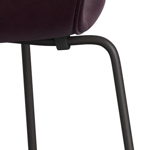 Fritz Hansen Series 7™ Chair Full Upholstery, Warm Graphite/Belfast Velvet Dark Plum