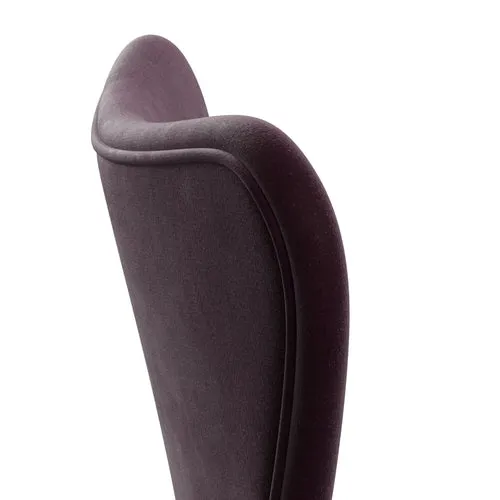 Fritz Hansen Series 7™ Chair Full Upholstery, Warm Graphite/Belfast Velvet Dark Plum