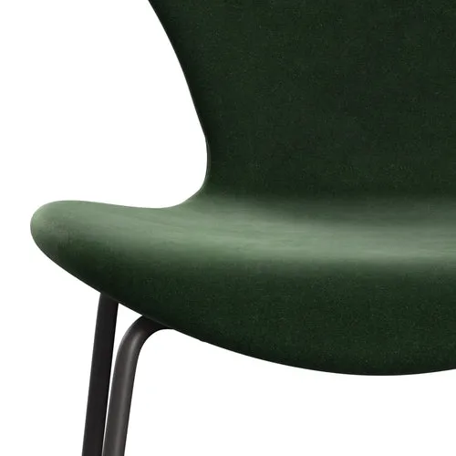Fritz Hansen Series 7™ Chair Full Upholstery, Warm Graphite/Belfast Velvet Forest Green